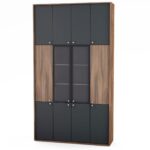 Biuro baldų spinta su stiklu 29-35S