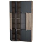 Biuro baldų spinta su stiklu 29-35S - Image 6