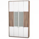 Biuro baldų spinta su stiklu 29-35S - Image 4