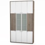 Biuro baldų spinta su stiklu 29-35S - Image 11