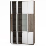 Biuro baldų spinta su stiklu 29-35S - Image 10