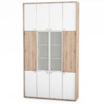 Biuro baldų spinta su stiklu 29-35S - Image 9