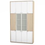 Biuro baldų spinta su stiklu 29-35S - Image 5