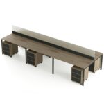 6 darbo vietų stalas Promo T29S - Image 5