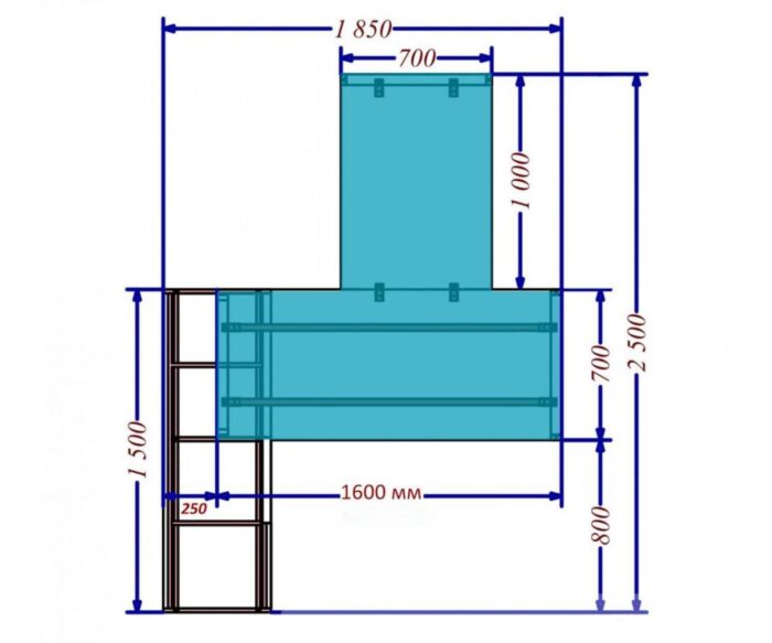 Vadovo darbo stalas Promo T12 - Image 2
