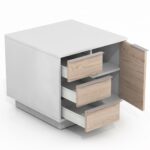 Biuro stalas su stalčiais ir kojų uždanga Promo T88 - Image 4