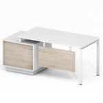 Biuro stalas su stalčiais ir kojų uždanga Promo T88 - Image 6