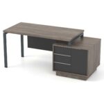 Biuro stalas su stalčiais ir kojų uždanga Promo T88S - Image 5