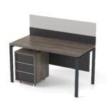 Darbuotojo darbo stalas Promo T10P-S - Image 3