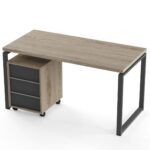 Biuro stalas su stalčių bloku Promo Q4S - Image 3