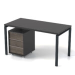 Biuro stalas su stalčių bloku Promo T4 - Image 2
