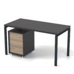 Biuro stalas su stalčių bloku Promo T4 - Image 6