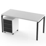 Biuro stalas su stalčių bloku Promo T4 - Image 5