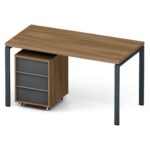 Biuro stalas su stalčių bloku Promo T4S