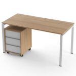 Biuro stalas su stalčių bloku Promo T4S - Image 3