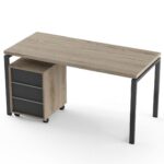 Biuro stalas su stalčių bloku Promo T4S - Image 2