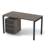 Biuro stalas su stalčių bloku Promo T4S - Image 6