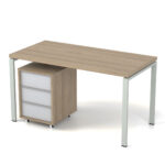 Biuro stalas su stalčių bloku Promo T4S - Image 7