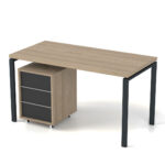 Biuro stalas su stalčių bloku Promo T4S - Image 8