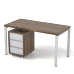 Biuro stalas su stalčių bloku Promo T4S - Image 9