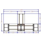 Dvivietis darbo stalas Promo T24 - Image 3