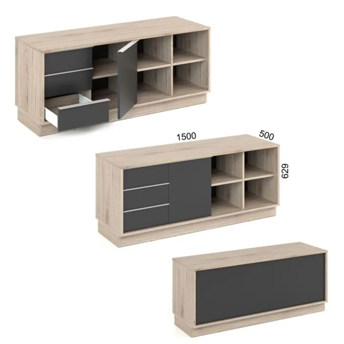 Kampinis biuro stalas Promo Q17S - Image 13