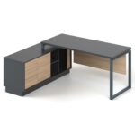 Kampinis biuro stalas Promo Q18 - Image 7