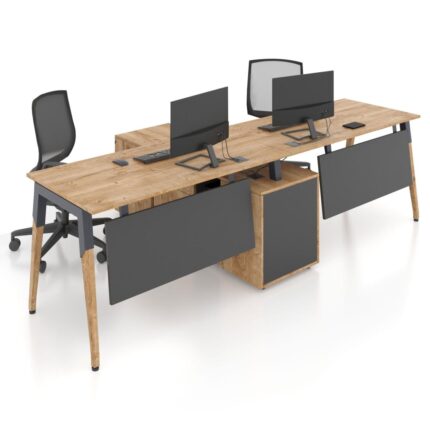 Dvivietis biuro stalas Nature 35-18G
