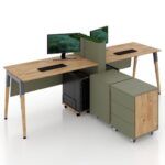 Dvivietis biuro stalas Nature 35-3 - Image 6