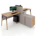 Dvivietis biuro stalas Nature 35-3 - Image 8