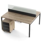 Dvivietis darbo stalas Promo T87S - Image 4