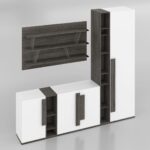 Spintos, spintelių ir pakabinamos lentynos komplektas Rays 34-7 - Image 2