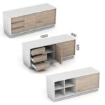 Kampinis darbo stalas Promo 29-24S - Image 14