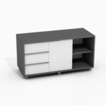 Mobili biuro spintelė su stalčiais ir lentyna Promo 29/305 - Image 3