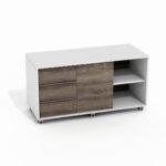 Mobili biuro spintelė su stalčiais ir lentyna Promo 29/305 - Image 2