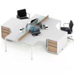 keturiu vietu darbo stalas