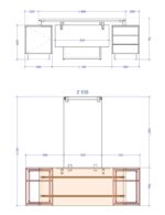 Vadovo stalas su priestaliu Promo T29-43 - Image 3