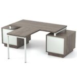 Vadovo stalas su priestaliu Promo T29-43S - Image 7