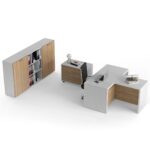 Darbo stalo ir spintelių komplektas Promo 29-2 - Image 2