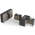 Darbo stalo ir spintelių komplektas Promo 29-2