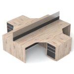 Keturių vietų darbo stalas Promo 29-19S - Image 9