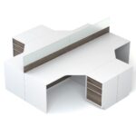 Keturių vietų darbo stalas Promo 29-19 - Image 10