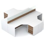 Keturių vietų darbo stalas Promo 29-19 - Image 5