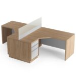 Dviejų vietų darbo stalas Promo 29-9S - Image 2