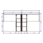 Dviejų vietų darbo stalas Promo 29-12 - Image 5