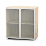 Pastatoma biuro spintelė su stiklu 29/504S - Image 4