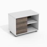 Mobili biuro spintelė su stalčiais ir lentyna Promo 29/303 - Image 3