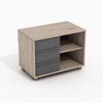 Mobili biuro spintelė su stalčiais ir lentyna Promo 29/303S - Image 3