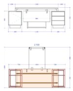 Vadovo darbo stalas Promo T29-42 - Image 3