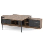 Dviejų vietų darbo stalas stalas Promo T41S - Image 2